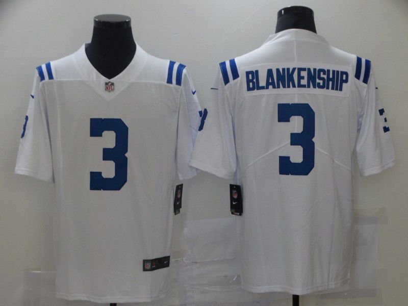 Men Indianapolis Colts #3 Blankenship White Nike Vapor Untouchable Limited 2021 NFL Jersey->miami marlins->MLB Jersey
